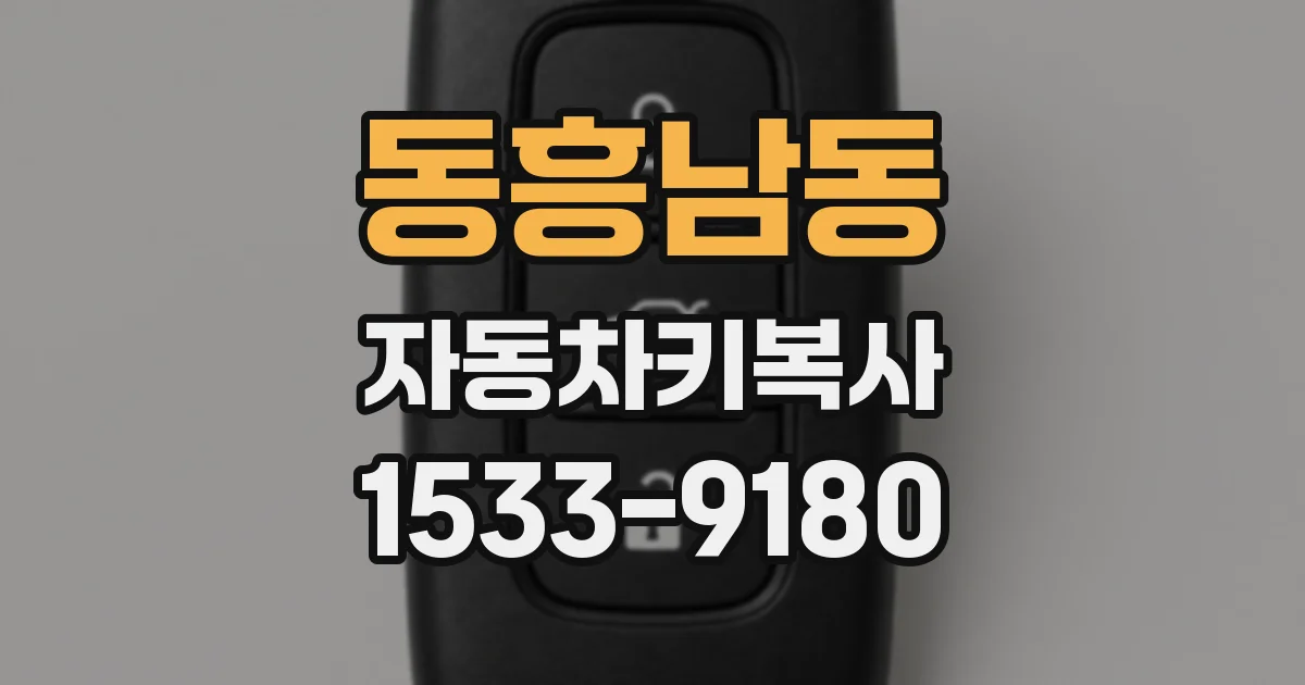 동흥남동 자동차키복사