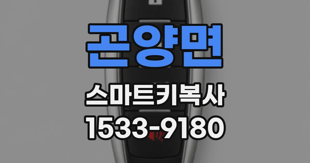 곤양면 스마트키복사