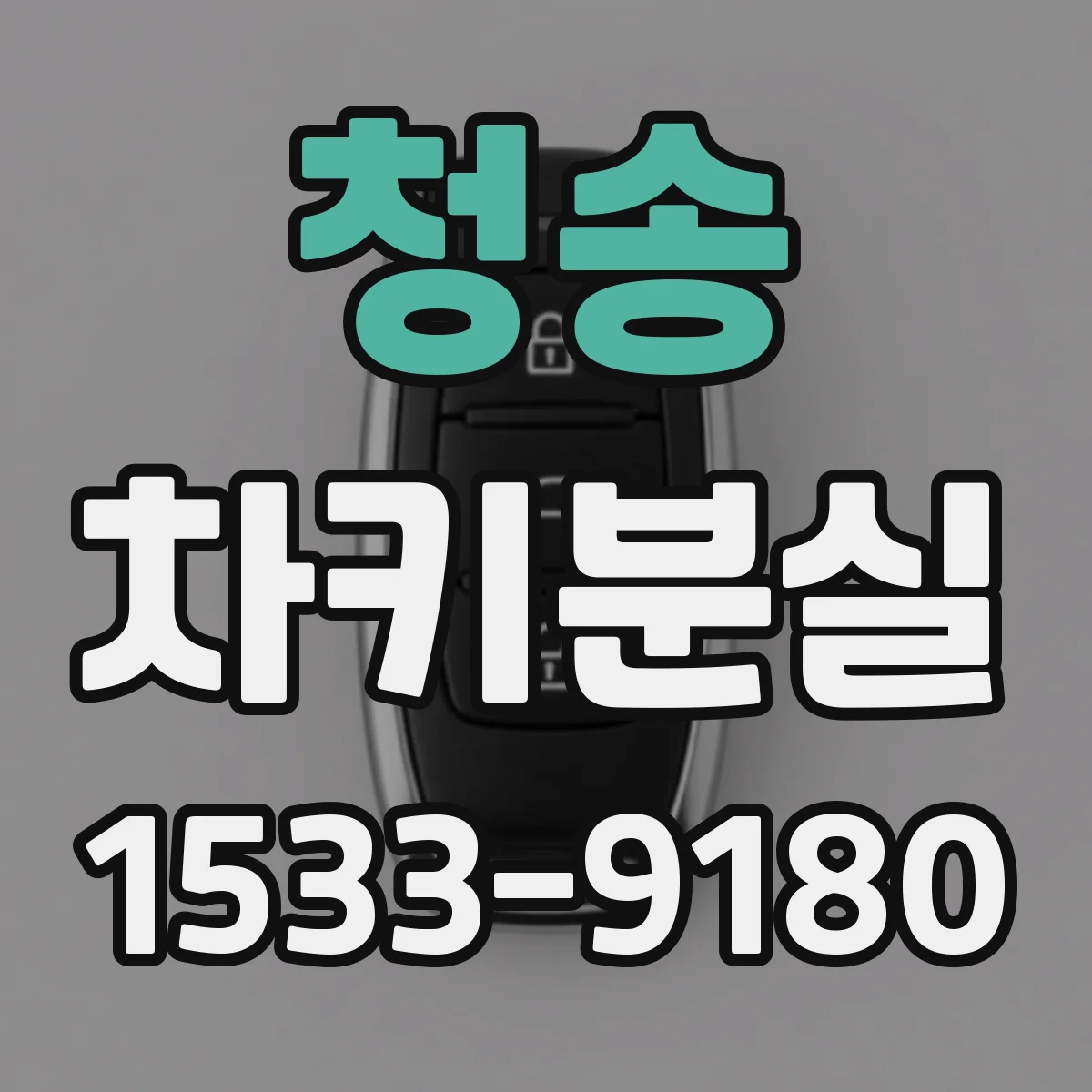 청송 차키분실