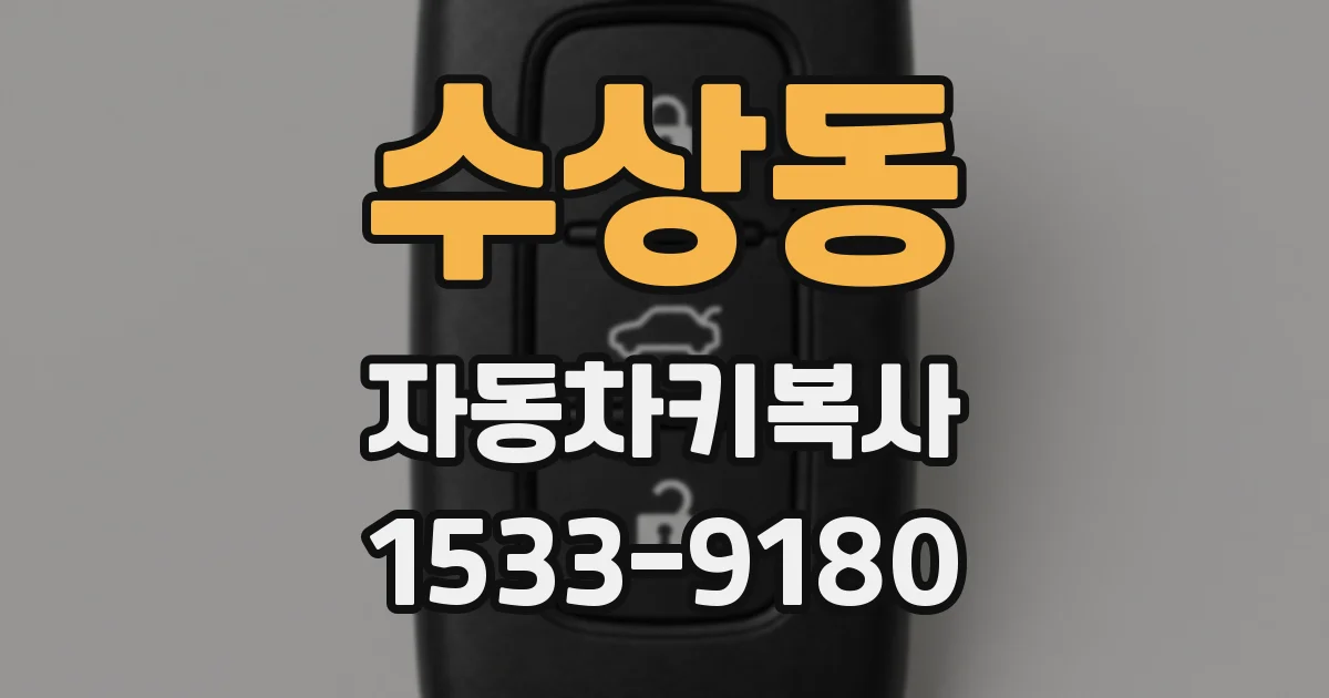 수상동 자동차키복사