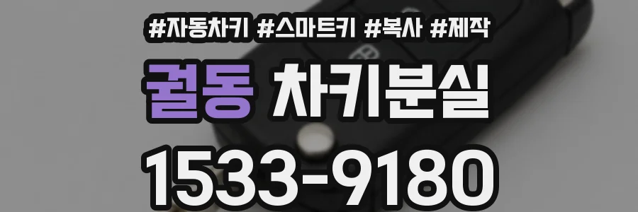궐동 차키분실