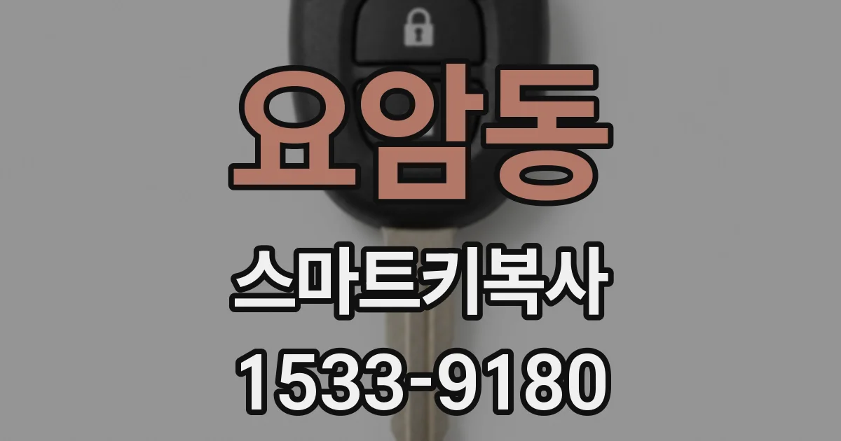 요암동 스마트키복사