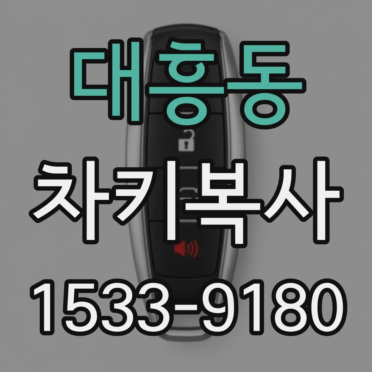 대흥동 차키복사