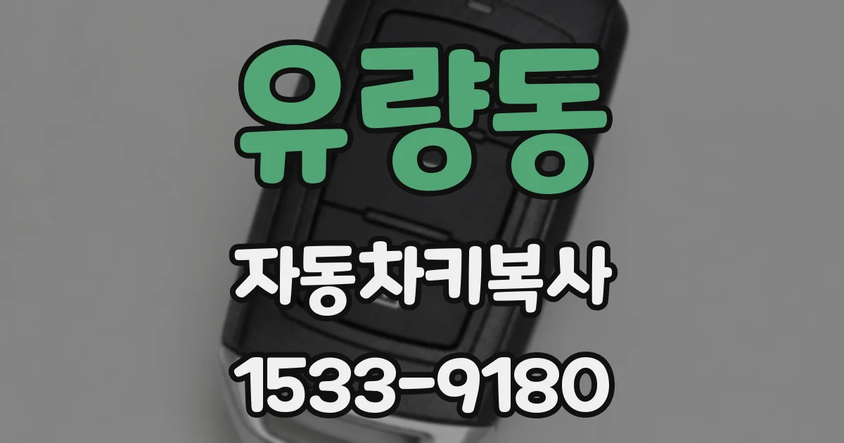 유량동 자동차키복사