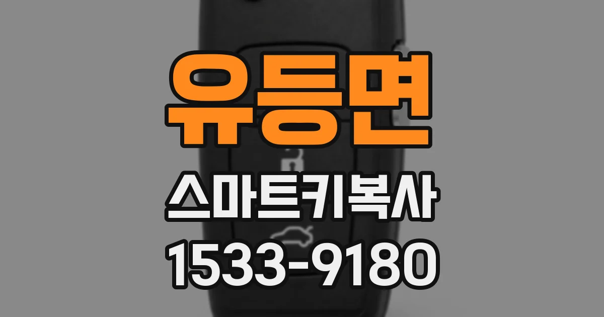 유등면 스마트키복사