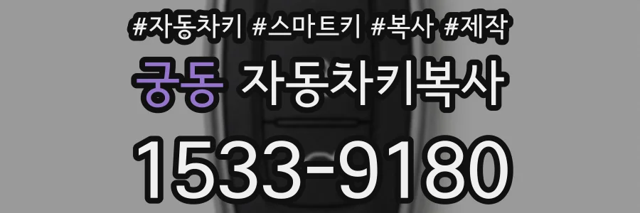 궁동 자동차키복사