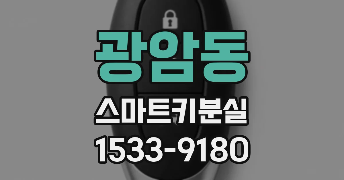 광암동 스마트키분실