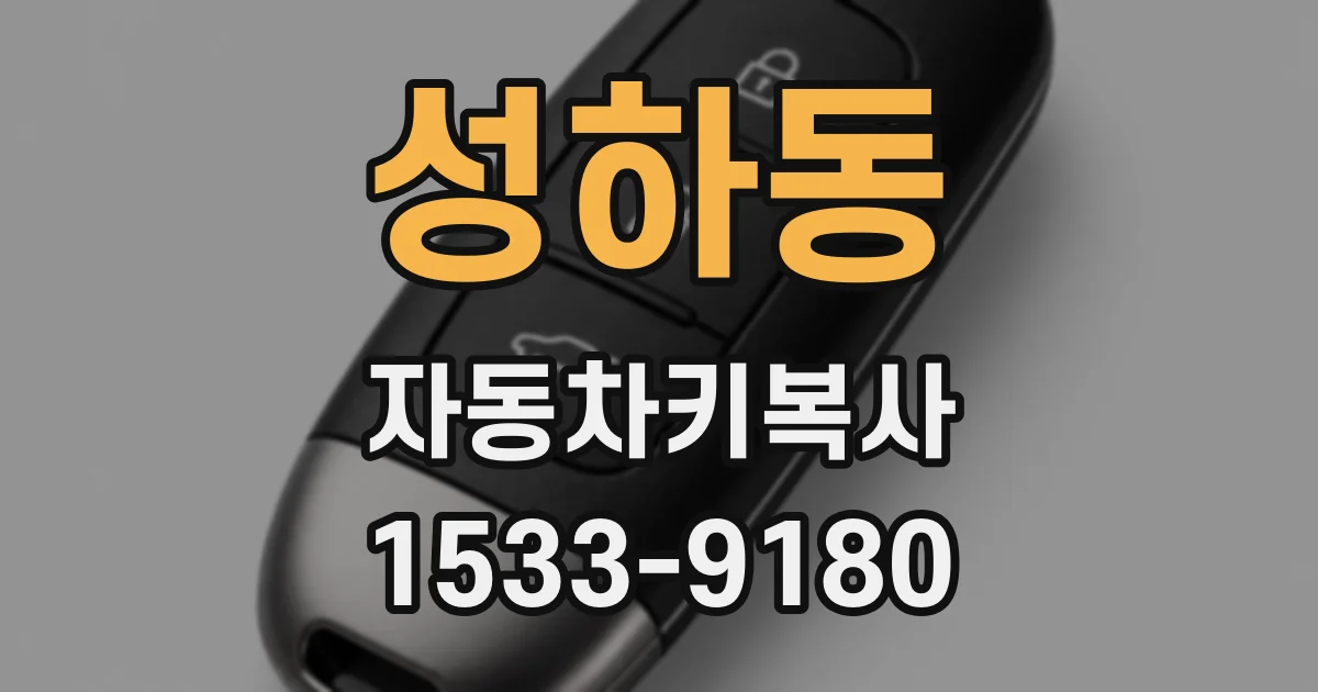 성하동 자동차키복사