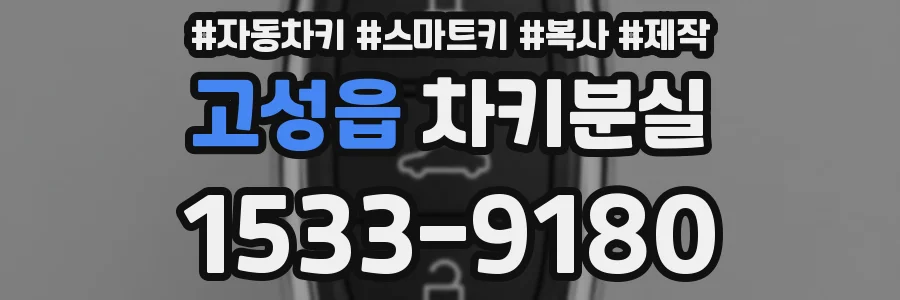 고성읍 차키분실
