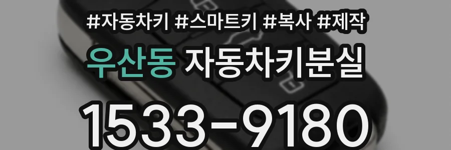 우산동 자동차키분실