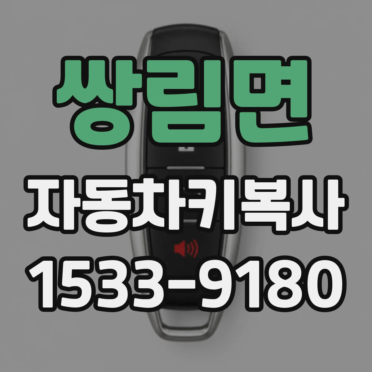 쌍림면 자동차키복사