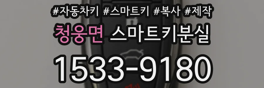 청웅면 스마트키분실