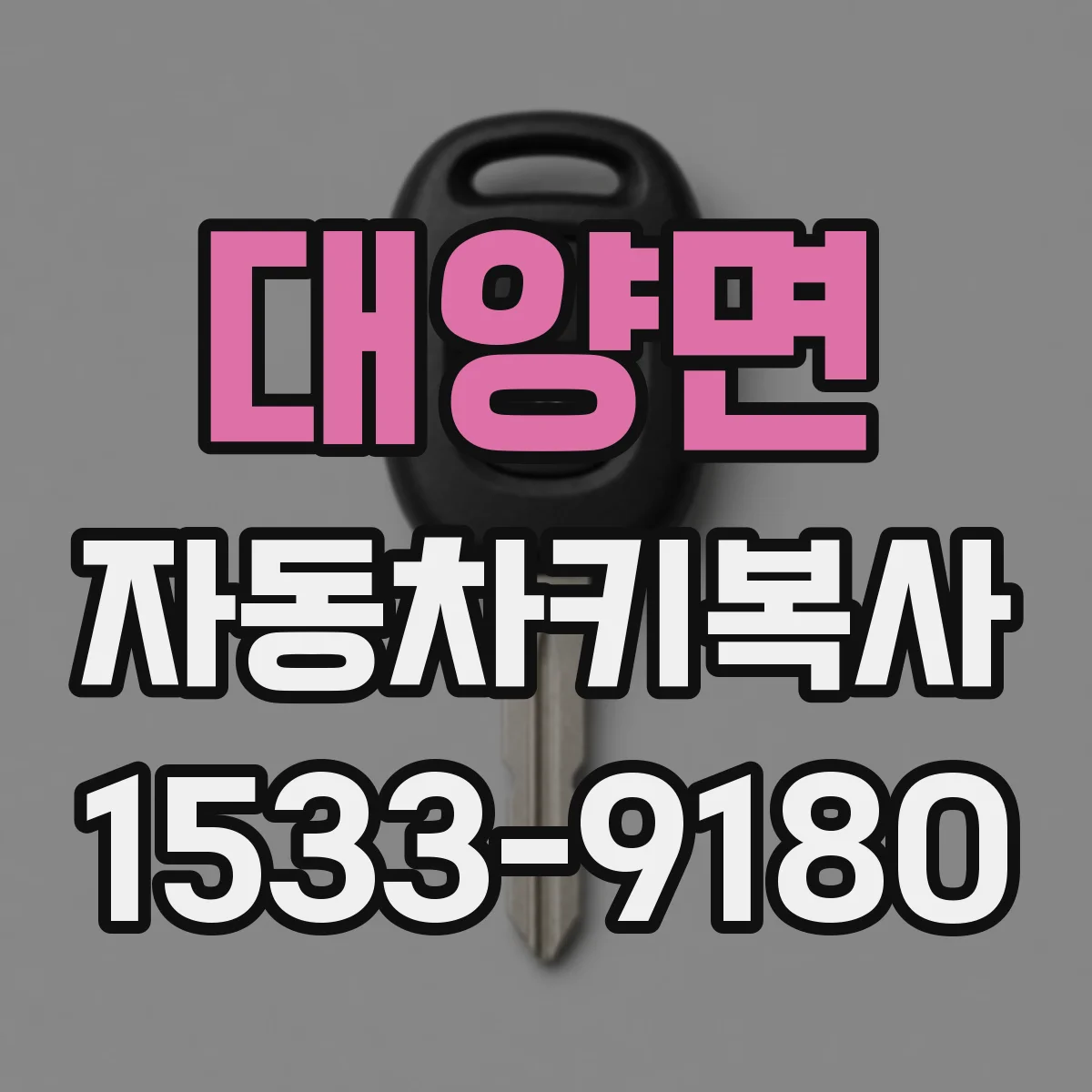 대양면 자동차키복사