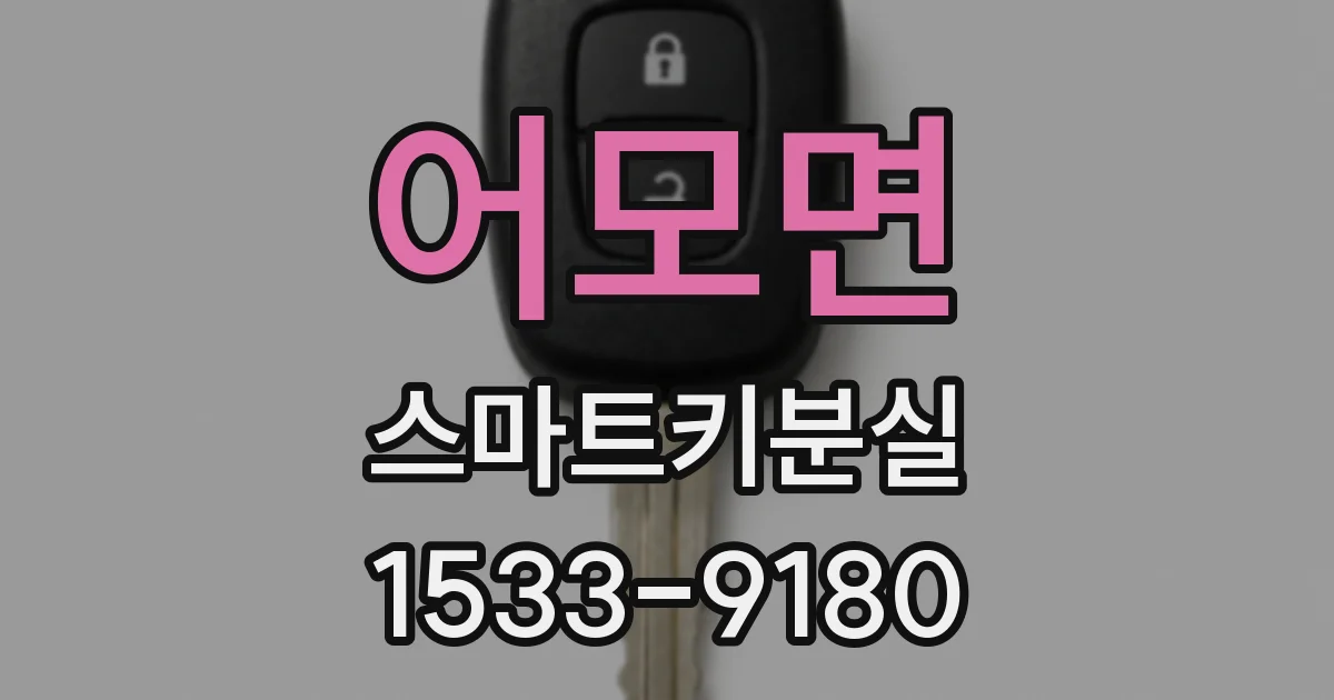 어모면 스마트키분실