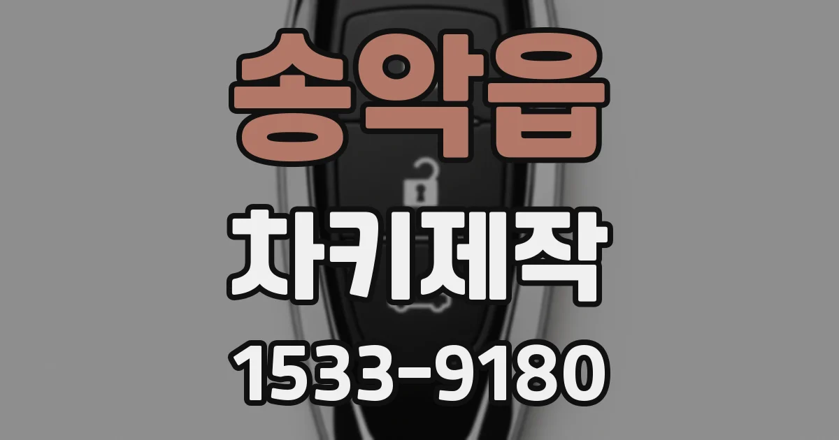 송악읍 차키제작