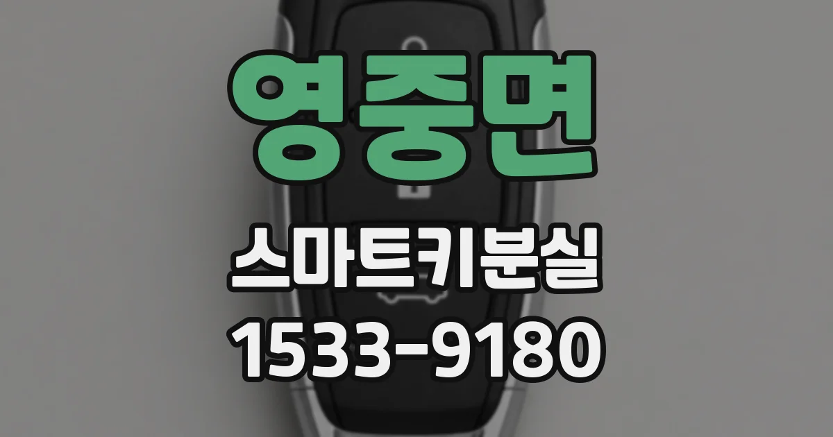 영중면 스마트키분실