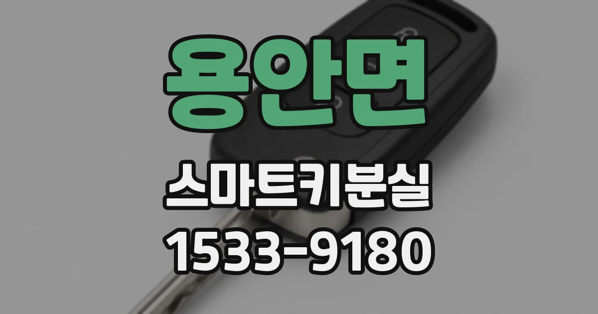 용안면 스마트키분실