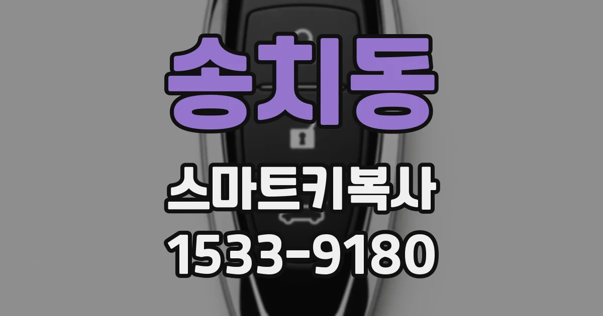 송치동 스마트키복사