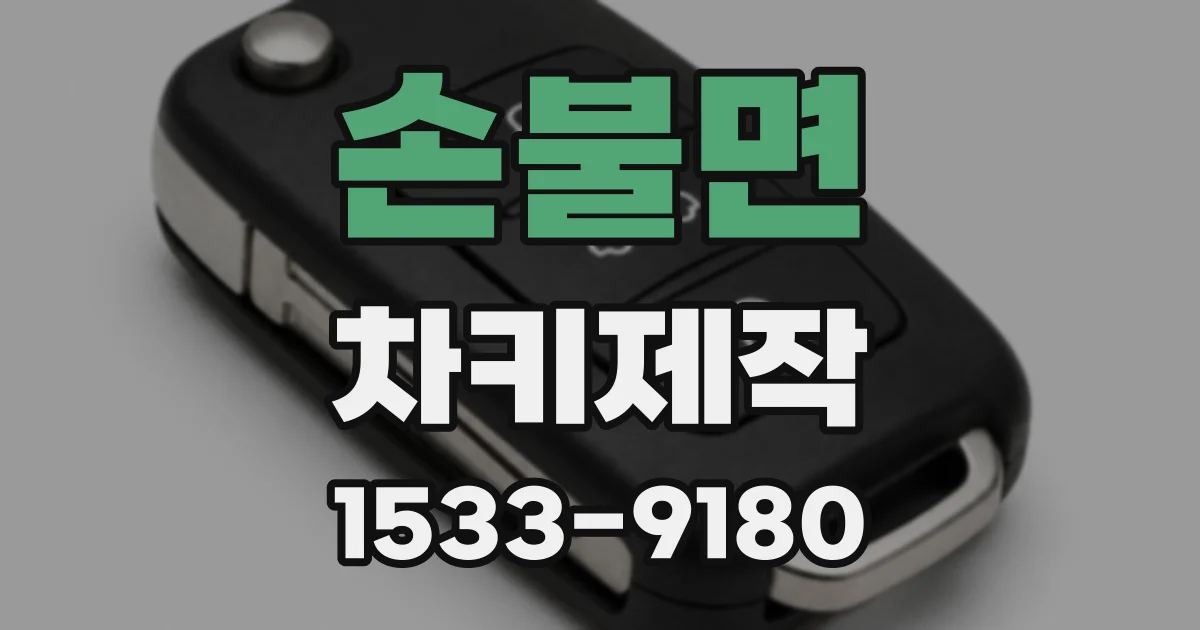 손불면 차키제작