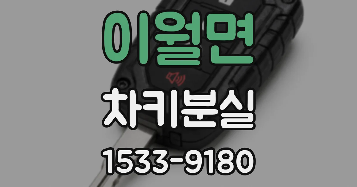 이월면 차키분실