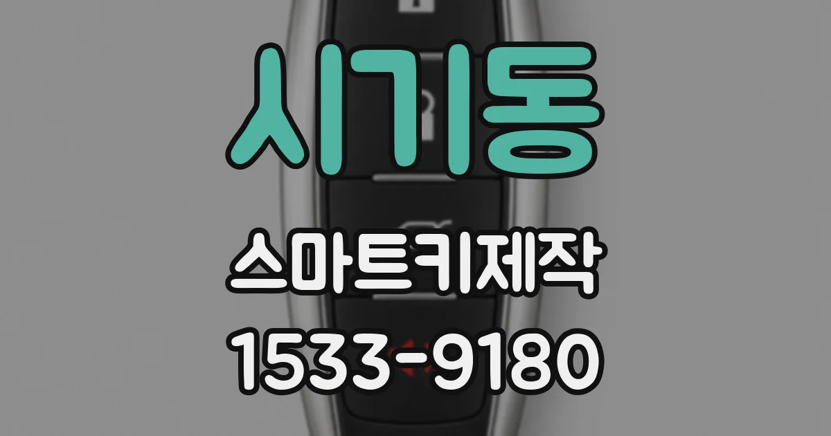 시기동 스마트키제작