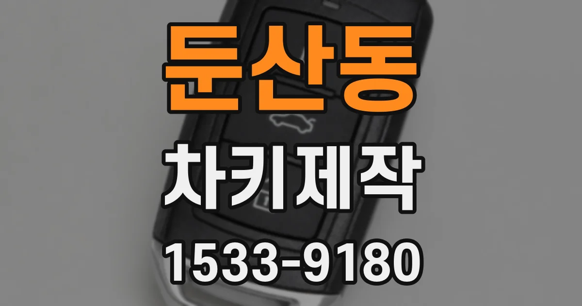 둔산동 차키제작