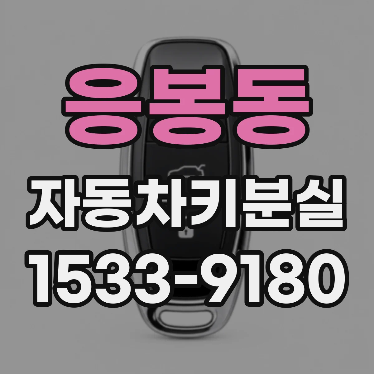 응봉동 자동차키분실