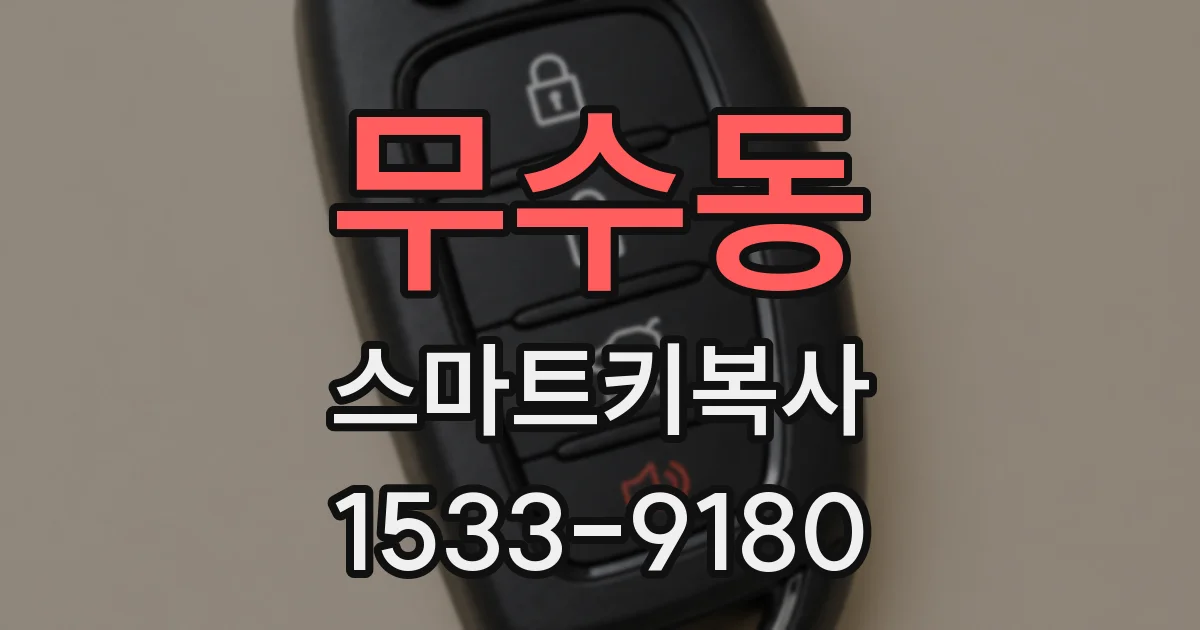 무수동 스마트키복사