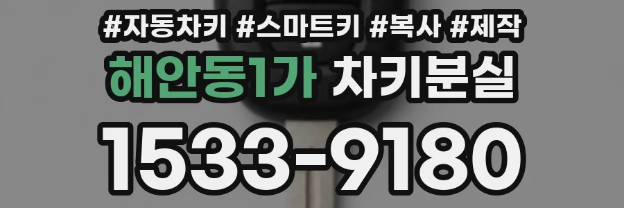 해안동1가 차키분실
