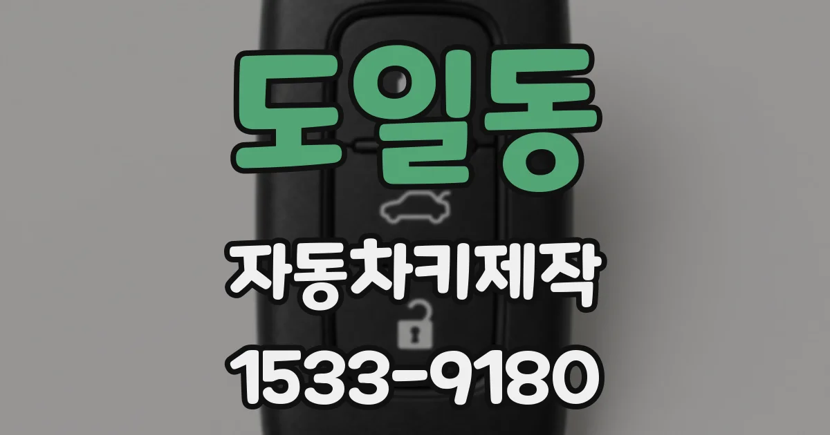 도일동 자동차키제작