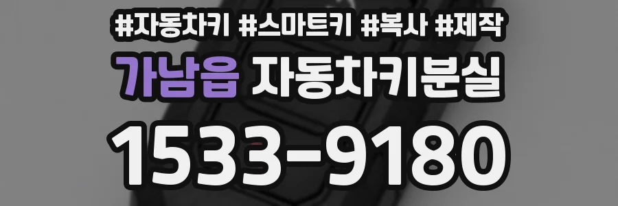 가남읍 자동차키분실