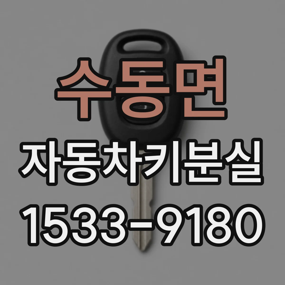 수동면 자동차키분실