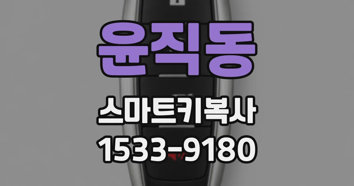 윤직동 스마트키복사