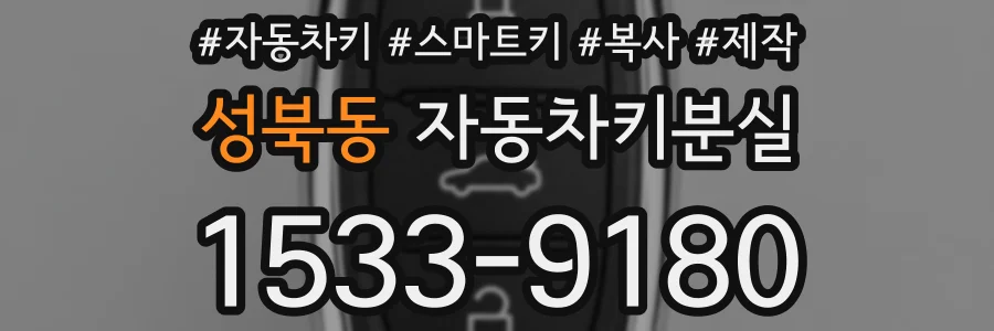 성북동 자동차키분실