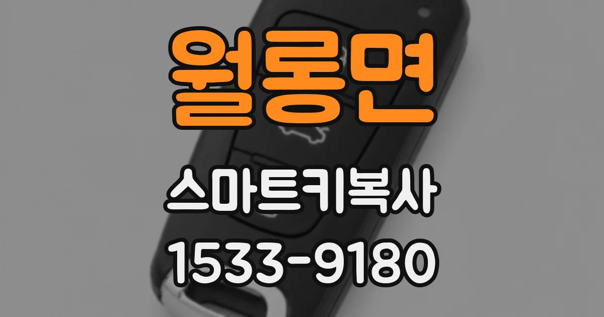 월롱면 스마트키복사