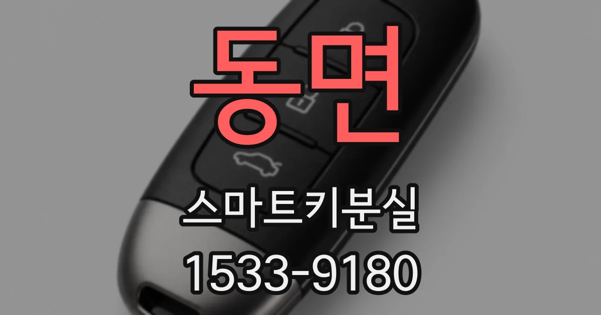 동면 스마트키분실