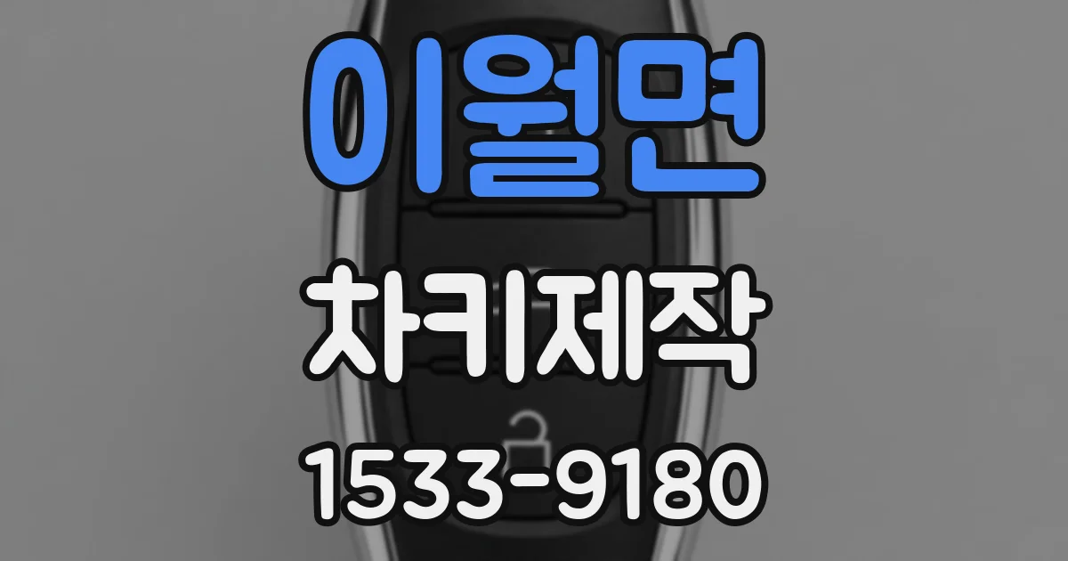 이월면 차키제작