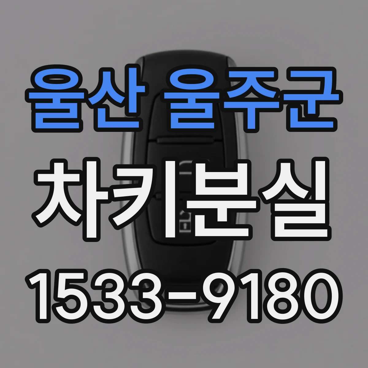 울산 울주군 차키분실