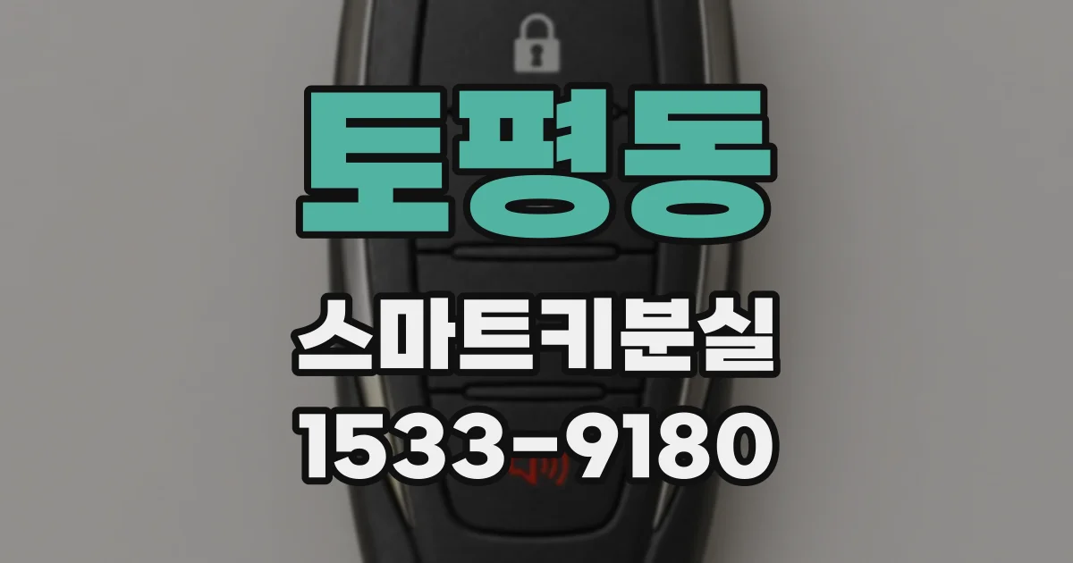 토평동 스마트키분실
