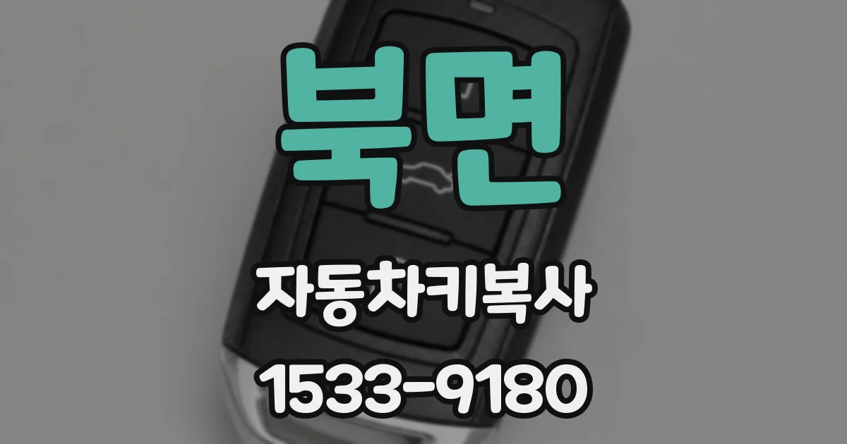 북면 자동차키복사
