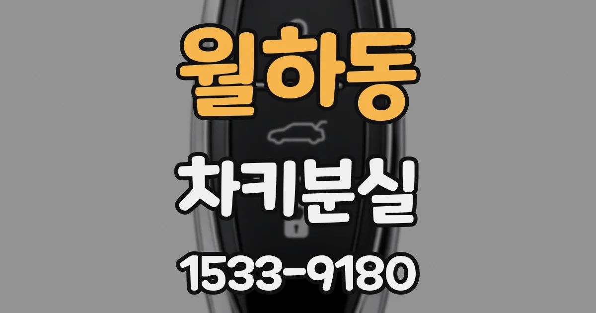 월하동 차키분실