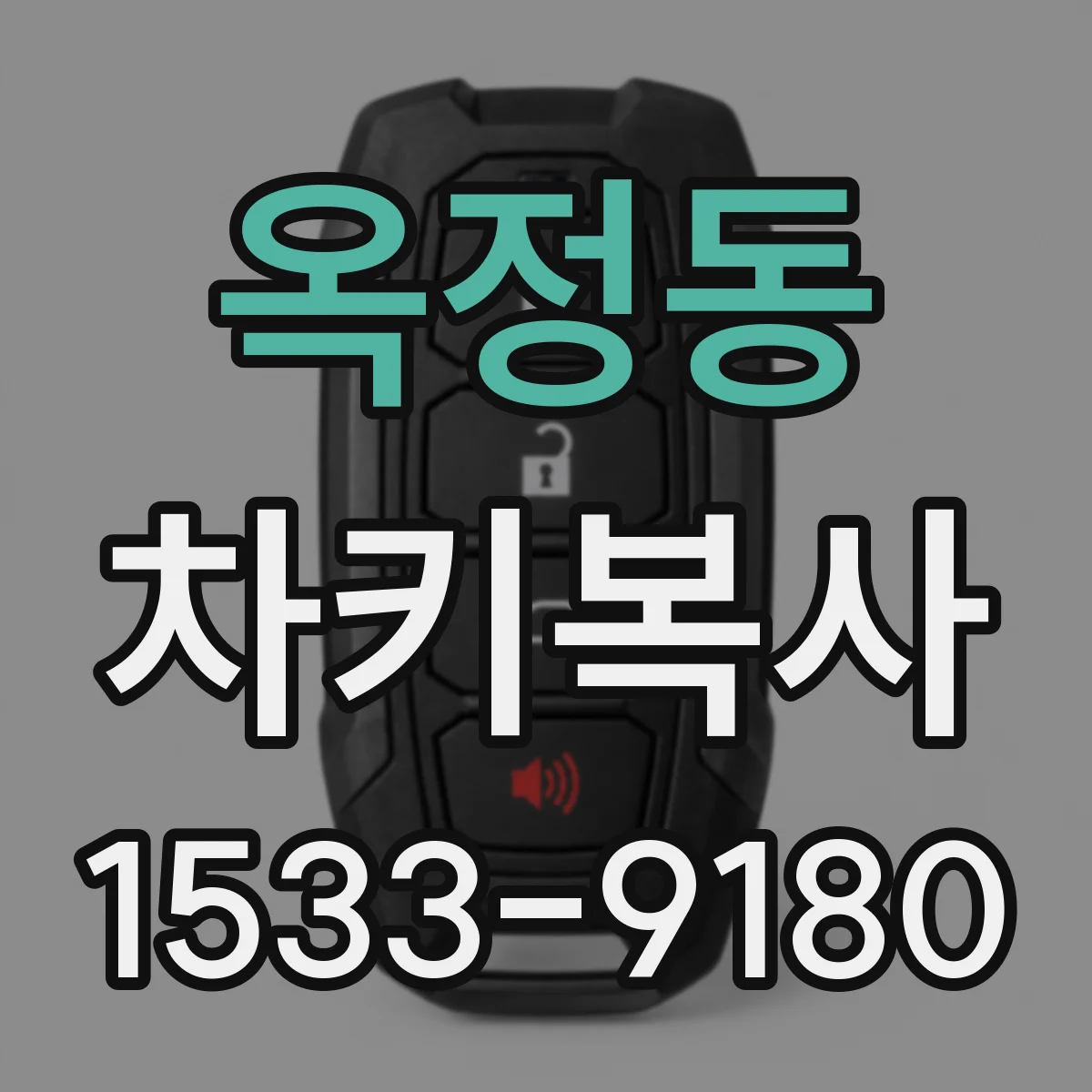 옥정동 차키복사
