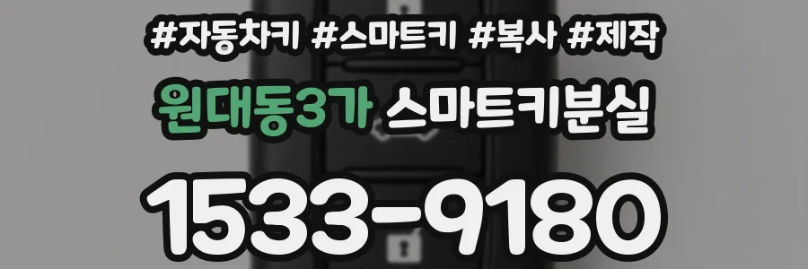 원대동3가 스마트키분실