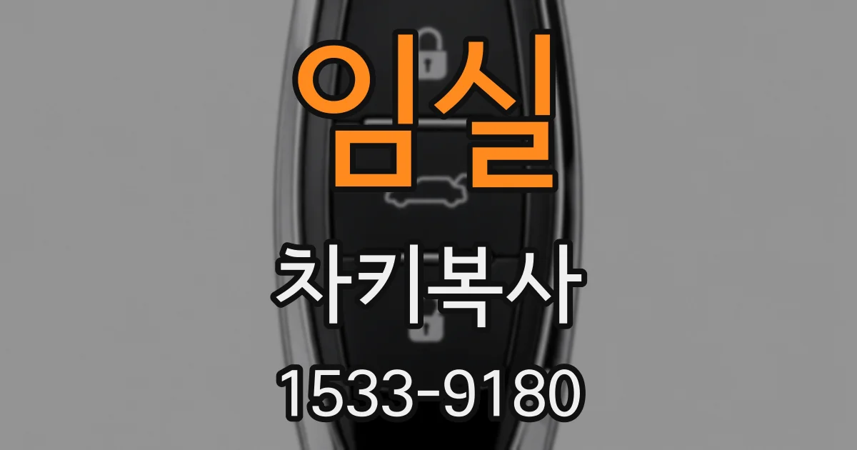 임실 차키복사