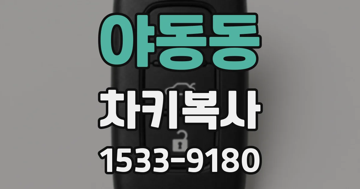 야동동 차키복사