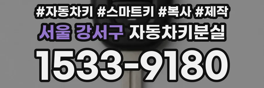 서울 강서구 자동차키분실