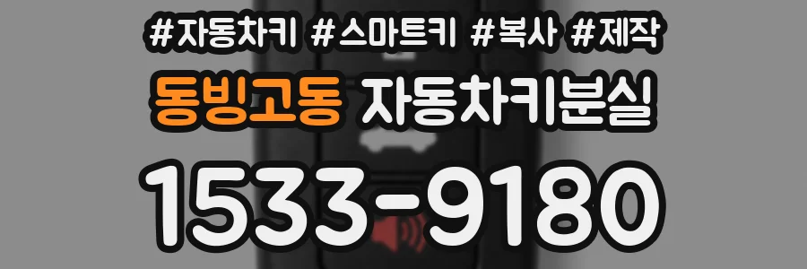 동빙고동 자동차키분실
