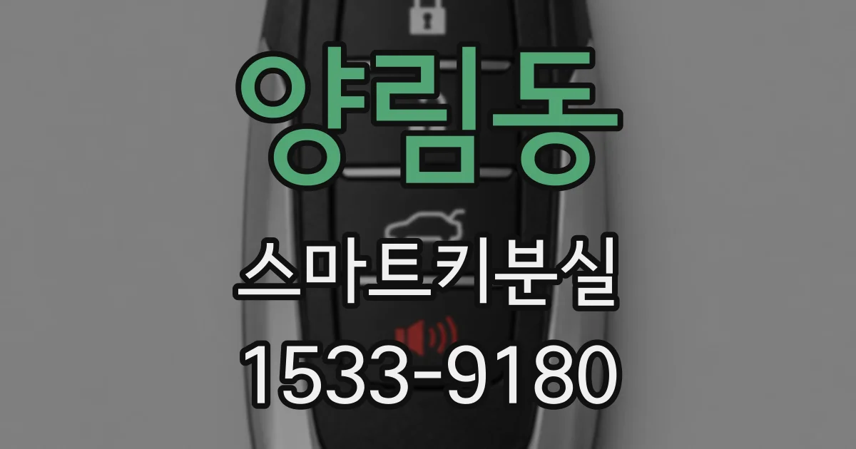 양림동 스마트키분실