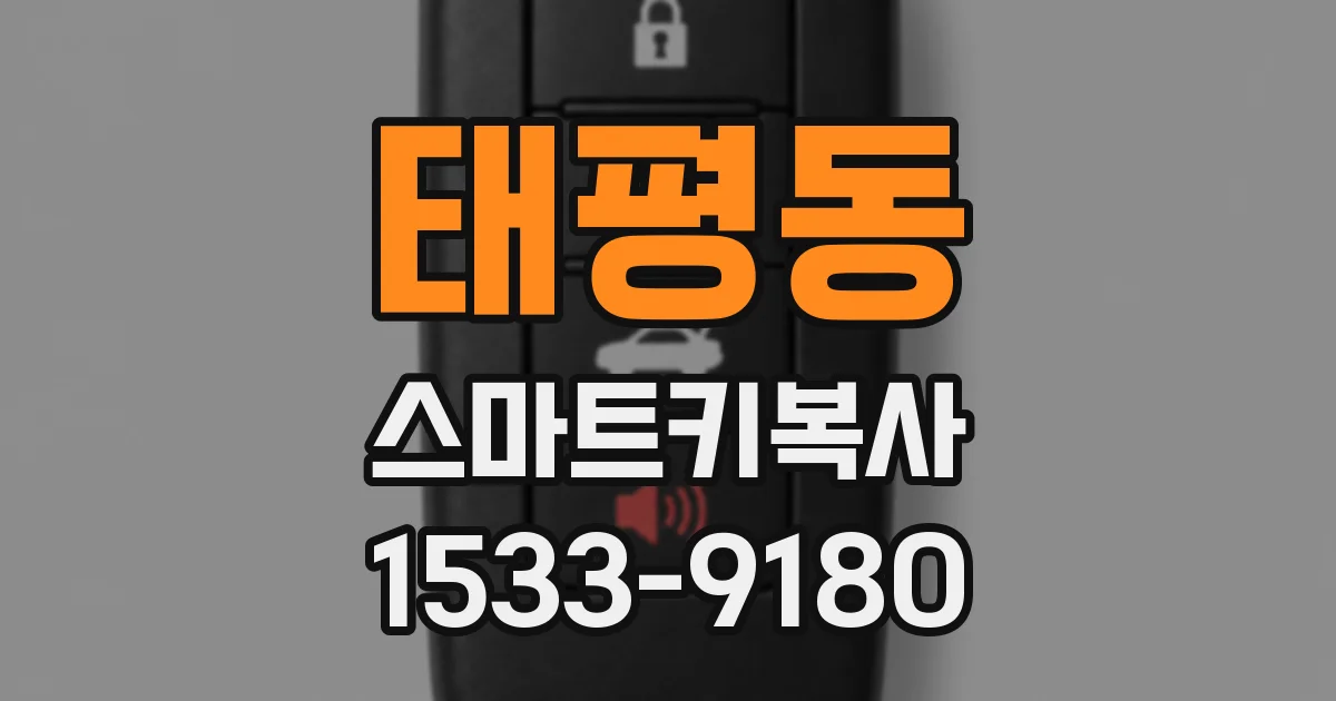 태평동 스마트키복사