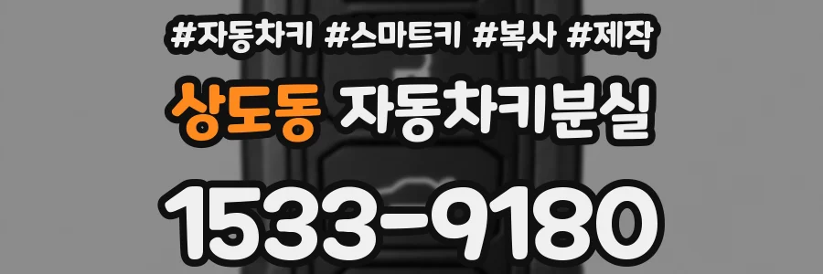 상도동 자동차키분실